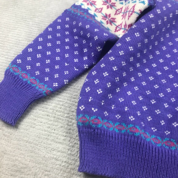 Vintage Stowe Woolens Mock Knit Wool Sweater - Picture 8 of 8